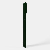 グラデーションの緑色 iPhoneケース (右側面)