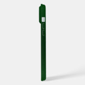 グラデーションの緑色 iPhoneケース (左側面)