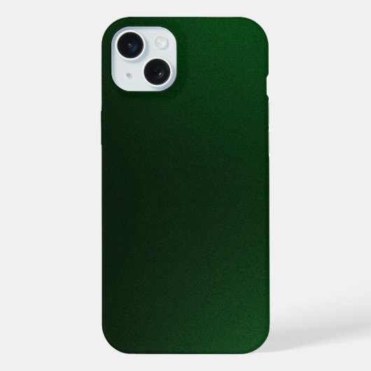 グラデーションの緑色 iPhoneケース (裏面)