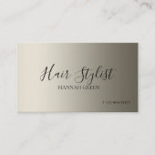 グラデーションの背景 名刺 (正面)