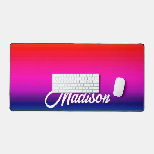 グラデーションの色をカスタマイズする日没の名前をブレンド デスクマット (キーボード&マウス)