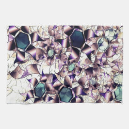 グラデーションの色調の雑多なバーチャルフラワー キッチンタオル