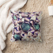 グラデーションの色調の雑多なバーチャルフラワー クッション (ブランケット)