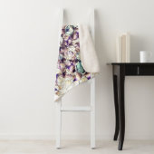 グラデーションの色調の雑多なバーチャルフラワー シェルパブランケット (インサイチュ)