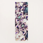 グラデーションの色調の雑多なバーチャルフラワー ヨガマット (裏面)