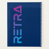 グラデーションの負 プランナー手帳 (裏面)