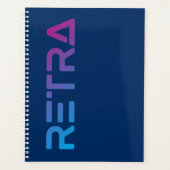 グラデーションの負 プランナー手帳 (正面)