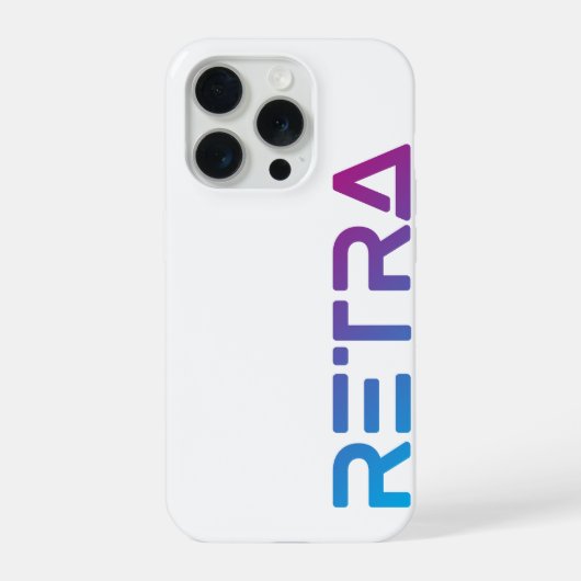 グラデーションの負 iPhoneケース (裏面)