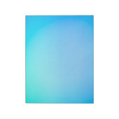 グラデーションの青い長方形の面  ノートパッド (回転)