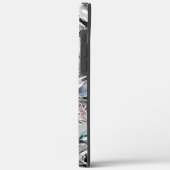 グラデーションまたはヒュームのクロムシミ、黒からグレー Case-Mate iPhoneケース (裏面 / 左)