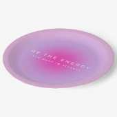 グラデーションを引き付けたいエネルギー ペーパープレート (アングル)