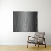 グラデーションを徐々に変化させるグレー任意の名前/秒 タペストリー (インサイチュ(横))