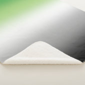 グラデーションアロマティックカラフルフラグ – アロマティックプライド シェルパブランケット (3/4)