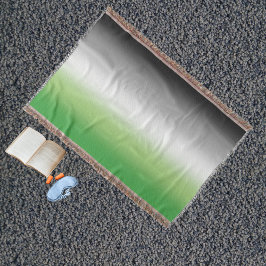 グラデーションアロマティックカラフルフラグ – アロマティックプライド スローブランケット