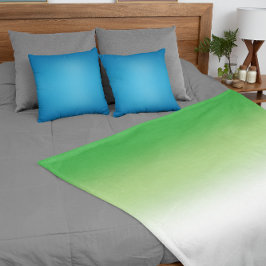 グラデーションアロマティックカラフルフラグ – アロマティックプライド フリースブランケット