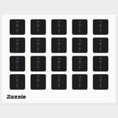 グラデーションウナロームグループ スクエアシール (シート)