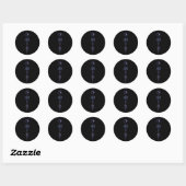 グラデーションウナロームグループ ラウンドシール (シート)