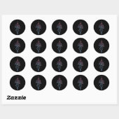 グラデーションウナローム ラウンドシール (シート)