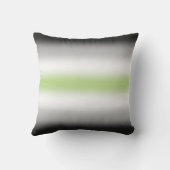 グラデーションエージェントプライドフラグと名前をカスタムする クッション (裏面)