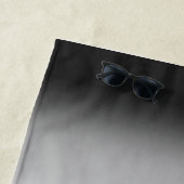 グラデーションエージェントプライドフラグと名前をカスタムする ビーチタオル (インサイチュ)