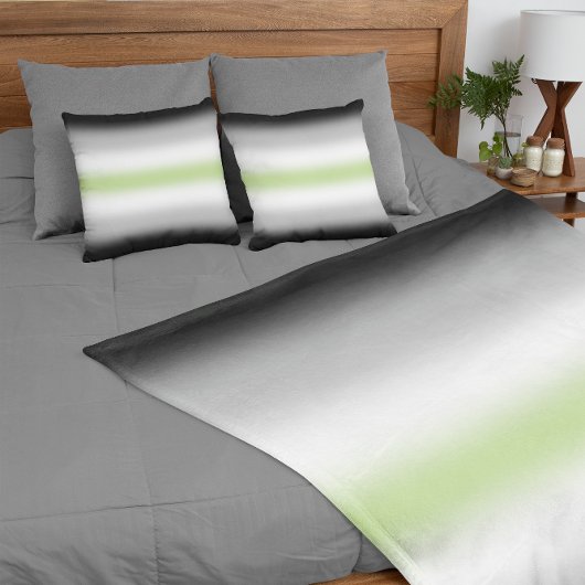 グラデーションエージェントプライドフラグと名前をカスタムする フリースブランケット