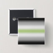 グラデーションエージェントプライドフラグと名前をカスタムする 缶バッジ (正面&裏面)