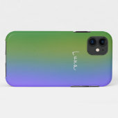 グラデーションカスタマイズカラーiPhone 11ケース Case-Mate iPhoneケース (裏面(横))