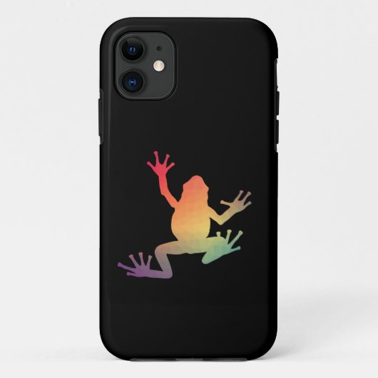 グラデーションカラフルカエルの恋人の贈り物 Case-Mate iPhoneケース (裏面)
