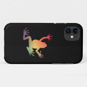 グラデーションカラフルカエルの恋人の贈り物 Case-Mate iPhoneケース (裏面(横))