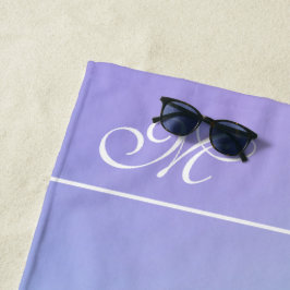 グラデーションカラフルピンクとブルーのバスタオオルセット ビーチタオル