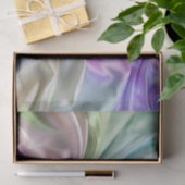 グラデーションカラーの絹のようなサテン生地 薄葉紙 (ギフト)