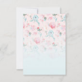 グラデーションガーデンフランスのSheはYes婚約パーティ 招待状 (裏面)