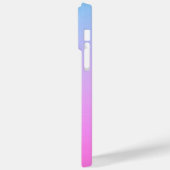 グラデーションガーリーカラフルミニマル名 Case-Mate iPhoneケース (裏面 / 左)