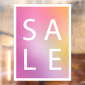 グラデーショングラデーションピンクの販売 ウィンドウサイン (シート2)