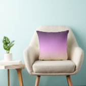 グラデーショングラデーション紫色の紫色の黄色のベージュ色 クッション (椅子)