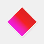 グラデーショングラデーション赤ピンク、緋色、赤、ピンク スタンダードカクテルナプキン (角)