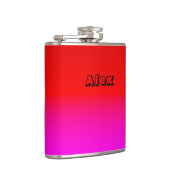 グラデーショングラデーション赤ピンク、緋色、赤、ピンク フラスク (右)