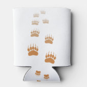 グラデーショングリズリーベアーポープリント 缶クーラー (裏面)