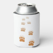 グラデーショングリズリーベアーポープリント 缶クーラー (缶裏面)