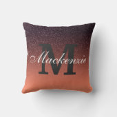 グラデーショングリッターパターン クッション (裏面)