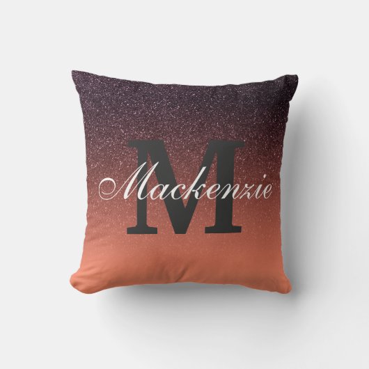 グラデーショングリッターパターン クッション (正面)