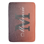 グラデーショングリッターパターン バスマット (正面縦)