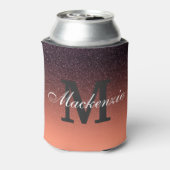 グラデーショングリッターパターン 缶クーラー (缶裏面)