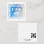 *~*グラデーショングリッターAP62フラットノートカード ノートカード (正面/裏面)