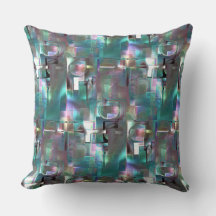 グラデーショングリーン形状と着色ネオンの層