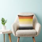 グラデーションゲイクマプライドフラグ – カラフルベアーフラグ クッション (椅子)