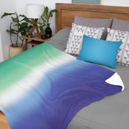 グラデーションゲイMLMプライドフラグ – カラフル MLMフラグ シェルパブランケット