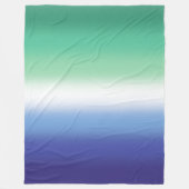 グラデーションゲイMLMプライドフラグ – カラフル MLMフラグ フリースブランケット (正面)