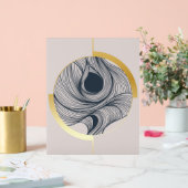 グラデーションコンテンポラリーアートデザイン アクリルサイン (ウェディング)