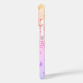 グラデーションサンセットの魚のパタモダンーン Case-Mate iPhoneケース (裏面 / 左)